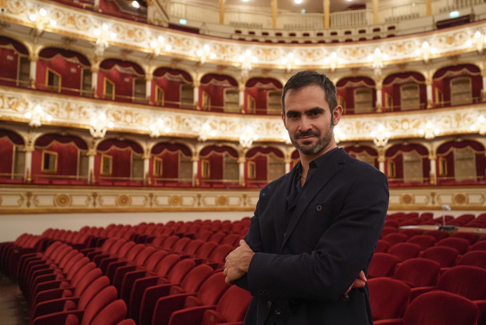 Giacomo Sagripanti, conductor Principal Guest Conductor for the operatic repertoire in Fondazione Teatro Petruzzelli in Bari